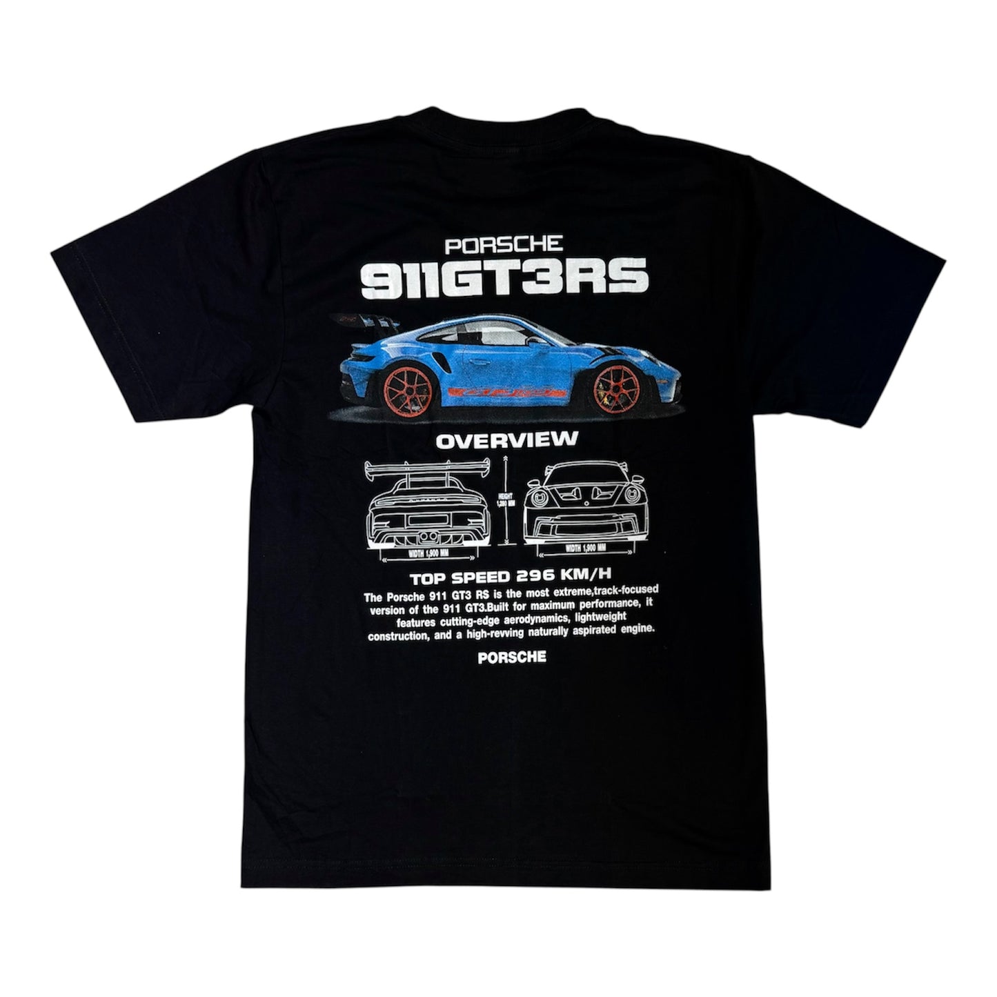 Porsche 911 GT3 RS T-Shirt - Black