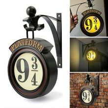 Load image into Gallery viewer, Platform 9 3/4 Wall Hanging Lamp - Harry Potter
