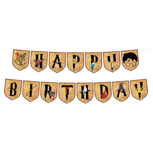 Birthday Decoration Flag - Harry Potter